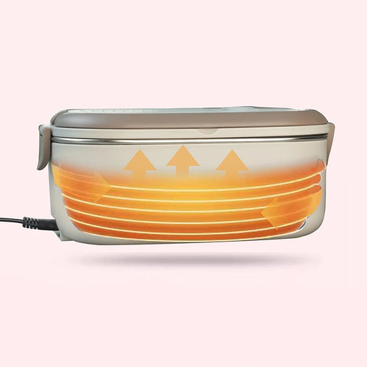 Fiambrera Eléctrica con Calentador - Acero Inoxidable, 1L, Doble Voltaje