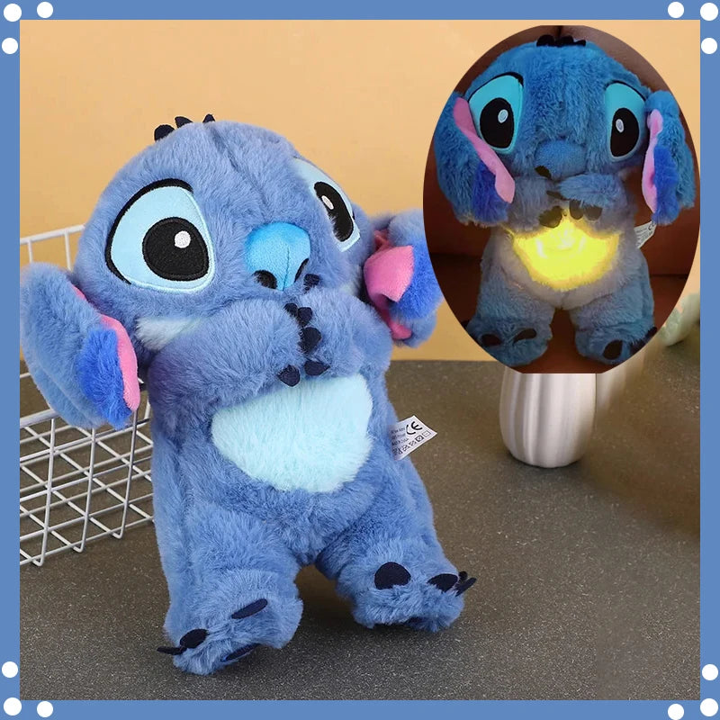 Peluche Stitch Kawaii – Muñeco Suave con Luz y Sonido