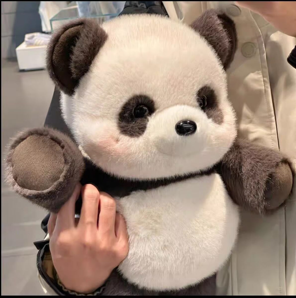 Peluche Panda Corredor Kawaii – Juguete Suave Interactivo