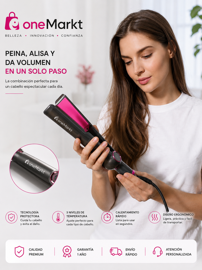 Plancha Alisadora de Pelo Profesional