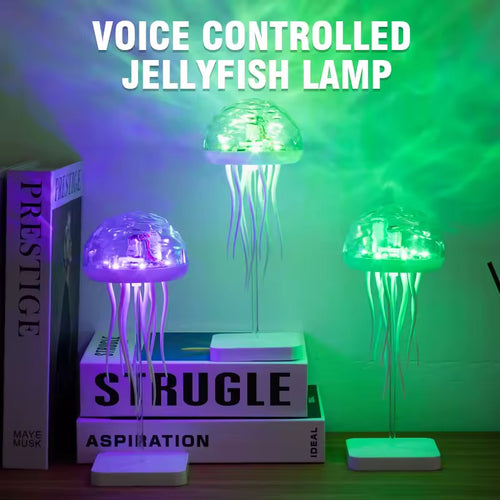 Lámpara de Medusas LED con Control Remoto – Decoración Relajante para Dormitorio