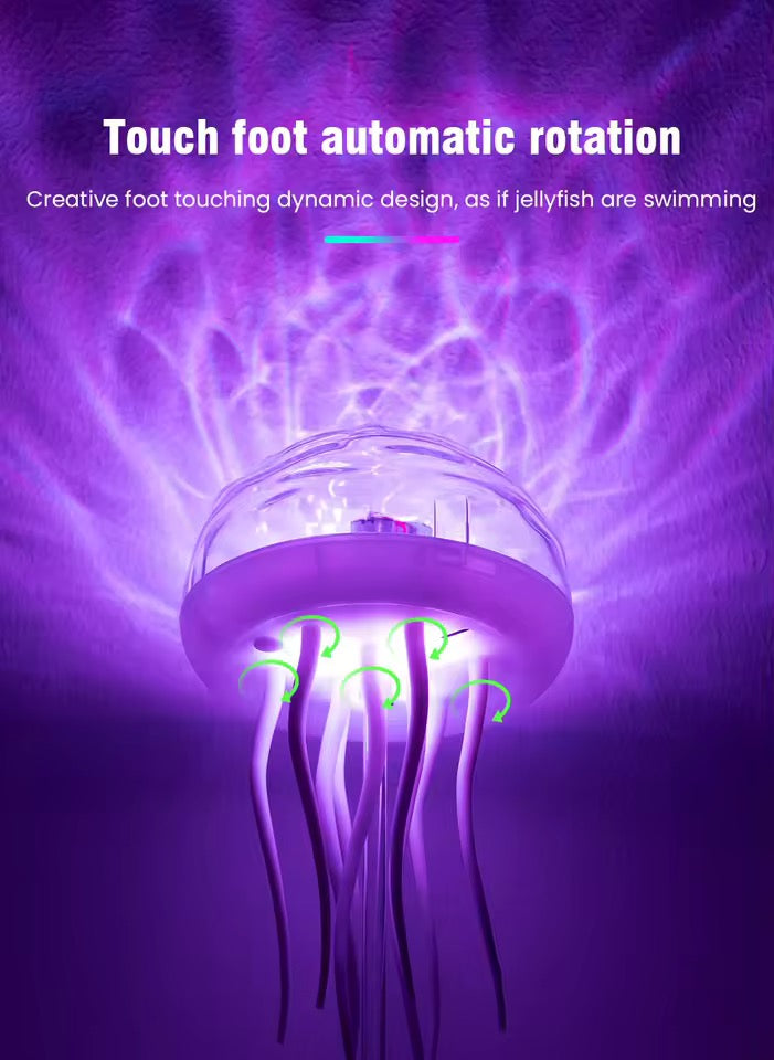 Lámpara de Medusas LED con Control Remoto – Decoración Relajante para Dormitorio